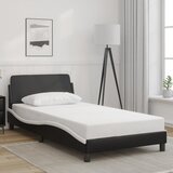  Okvir za krevet Dover crno-bijeli 100x200cm umjetna koža | Eponuda.com