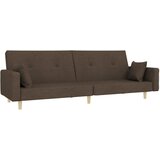 Maison Chic kavč - Sofa - Kanape dvosed z ležiščem in dvema blazinama taupe blago, (21727987) | Shoptok.si