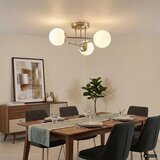  Plafonski luster MALENA 3xE14/5W/230V matni hrom/bela | Eponuda.com