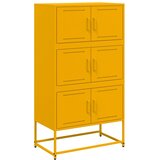 Maison Chic Komoda - Predalnik gorčično rumena 68,5x38,5x123,5 cm jeklo, (21715716) Cene