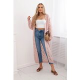 Kesi Super KID Mohair long cardigan dark powder pink | Shoptok.si