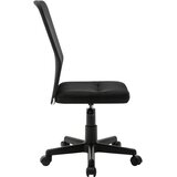  Uredska stolica crna 44 x 52 x 100 cm od mrežaste tkanine | shoptok.hr
