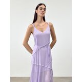 Reserved - Haljina s asimetričnim šavovima - boja lavande | shoptok.hr