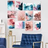 Wallity 12MDF11 multicolor decorative mdf painting (12 pieces) Cene