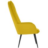  Stolica za opuštanje boja senfa baršunasta | shoptok.hr