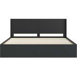  Krevetna konstrukcija s pohranom i uzglavljem Crna 180 x 200 cm | shoptok.hr