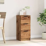 vidaXL Komoda boja staro drvo 30 x 30 x 70 cm od konstruiranog drva | shoptok.hr
