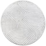 Elle Decoration Bijeli okrugao tepih ø 160 cm Panglao New York White – | shoptok.hr