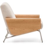 Kave Home Bež fotelja od šenila Amsen – | shoptok.hr