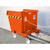  Prekucni zaboj, prostornina 0,28 m³, oranžen | Shoptok.si