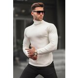 Madmext Bone Color Turtleneck Men's Knitwear Sweater 6306 Cene