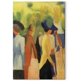  Slika - August Macke – Walker under trees (Walker in the park) 40x60 Akustična | shoptok.hr