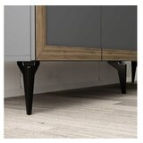 Hanah home selen - anthracite, walnut anthracitewalnut console | ePonuda.com
