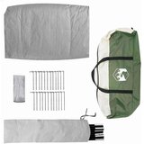  Šotor z dome s streho s shranjevanjem Zelena 500 x 314 x 206 cm, (5000136963) | Shoptok.si