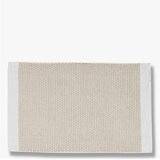Mette Ditmer Denmark Bijela/bež tekstilna kupaonska prostirka 50x80 cm Grid &ndash; cijene