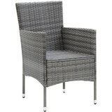 3-dijelni vrtni blagovaonski set sivi od poliratana | shoptok.hr