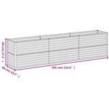  Povišena vrtna gredica 291x50x69 cm Corten čelik | shoptok.hr