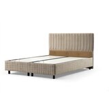 Hanah home Safir120 x 200 - Brown Brown Single Bed Base & Headboard Cene