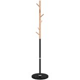  Stalak za kapute crni 172 cm od željeza obloženog prahom | shoptok.hr