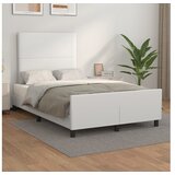  Za krevet s uzglavljem bijeli 120x200 cm od umjetne kože | shoptok.hr