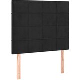 Maison Chic Posteljno vzglavje - Vzglavna omarica 2 kosa črno 80x5x78/88 cm žamet, (22078442) | Shoptok.si