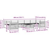  Set vanjskih sofa 8 kom. Prirodna Čvrsto drvo akacije | shoptok.hr