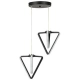 VISILICA Črna kovinska LED viseča svetilka ø 20 cm Baris – Cene