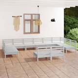 The Living Store Vrtna sedežna garnitura 12-delna trdna borovina - Vrtna Sedežna Garnitura, (21471268) | Shoptok.si