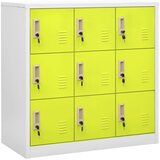  Ormarići s ključem 5 kom svjetlosivi/zeleni 90x45x92,5 cm čelik | Eponuda.ba