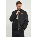 BALR. Bomber jakna za muškarce, boja: crna, za prijelazno razdoblje | shoptok.hr