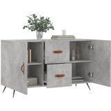  Komoda siva boja betona 100x36x60 cm od konstruiranog drva | Eponuda.ba