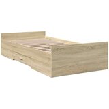  Okvir kreveta s pohranom s ladicama Hrast sonoma 80 x 200 cm | shoptok.hr