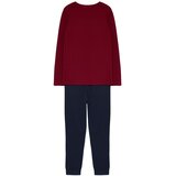 Trendyol Claret Red Men Regular Fit Printed Pajamas Set | shoptok.hr