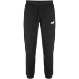 Puma Sportske hlače 'Essentials Elevated' crna / bijela