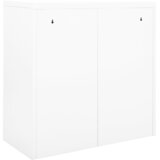 Ormarić s kliznim vratima bijeli 90 x 40 x 90 cm čelični | Eponuda.com