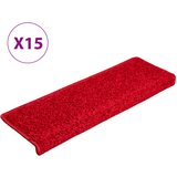 Maison Chic Preproga, Ruge za stopnice 15 kosov 65x21x4 cm rdeče, (22120568) | Shoptok.si