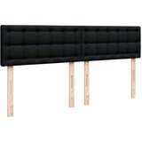 vidaXL Otomanski krevet s madracem crni 180x200cm od tkanine | shoptok.hr