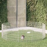  Ograda za životinje s 12 ploča 54 x 60 cm od pocinčanog željeza | shoptok.hr