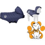 Flamingo jakna Za Pse Sa Motivom Šape, Plava, 40cm | ePonuda.com