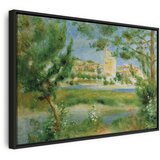  Slika - Pierre-Auguste Renoir – Villeneuveles-Avignon 90x60 U crnom drvenom okviru | shoptok.hr