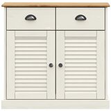  Komoda s ladicama VIGO 78x40x75 cm bijela od masivne borovine | Eponuda.com