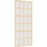  Klizna vrata zlatna 90 x 205 cm matirano staklo ESG i aluminij | shoptok.hr