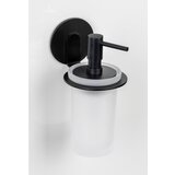 Wenko Mat crni stakleni samoljepljiv dozator sapuna 150 ml Bivio – | shoptok.hr