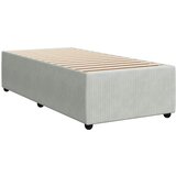 Box spring krevet s madracem svjetlosivi 100x200 cm baršunasti | shoptok.hr
