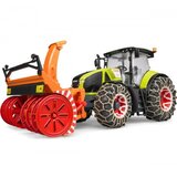 Bruder traktor claas axion 950 sa lancima i frezom za sneg 030179 al 030179 | ePonuda.com