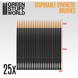 Green Stuff World 25x disposable synthetic brushes | set mini četkica | Eponuda.com