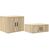 vidaXL Omarica za shranjevanje Sonoma hrast 127x41x40 cm iz inženirskega lesa | Shoptok.si