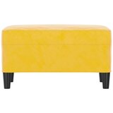  Klupa žuta 70 x 35 x 41 cm baršunasta | shoptok.hr