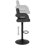  Barski stolčki 2 kosa temno sivo blago, (20700467) | Shoptok.si