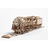 UGEARS 3d mehanička eko puzla – PARNA LOKOMOTIVA SA TENDEROM ( 7276) | ePonuda.com